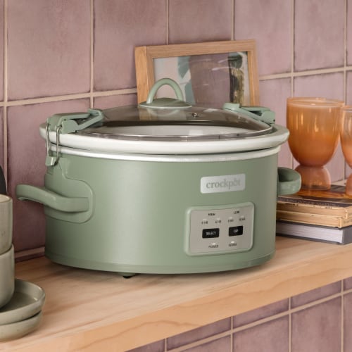Crock-Pot® Slow Cooker Cook & Carry - Green Perspective: right