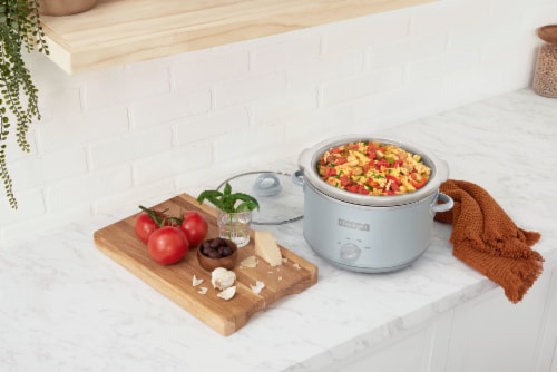 Crock-Pot® Slow Cooker Manual Blue Perspective: right