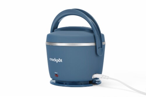 Crock-Pot On-The-Go Personal Lunch Food Warmer - Blue Perspective: right