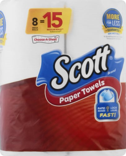 Scott Choose-A-Sheet Mega Roll Paper Towels Perspective: right