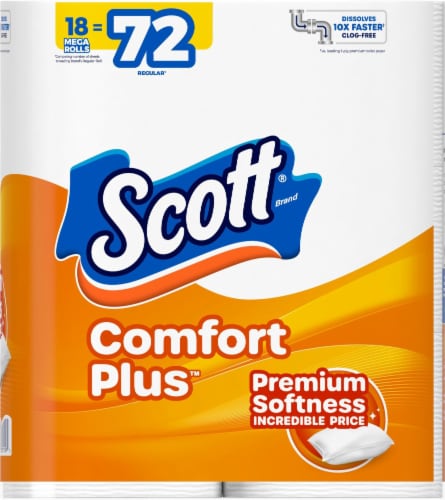 Scott® Comfort Plus™ Mega Roll Bath Tissue Perspective: right