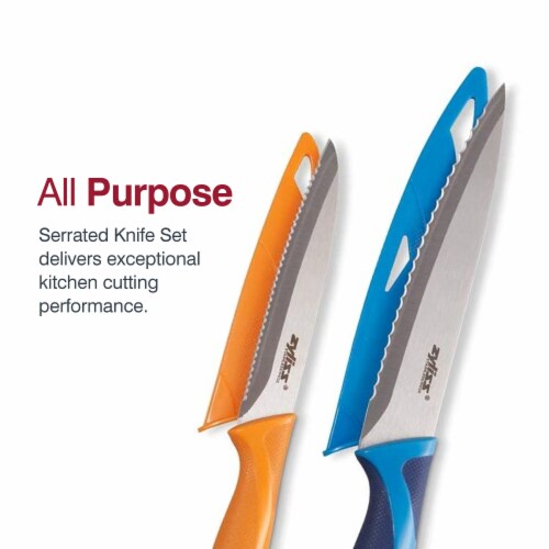 Zyliss® Serrated Utility Knife Set Perspective: right