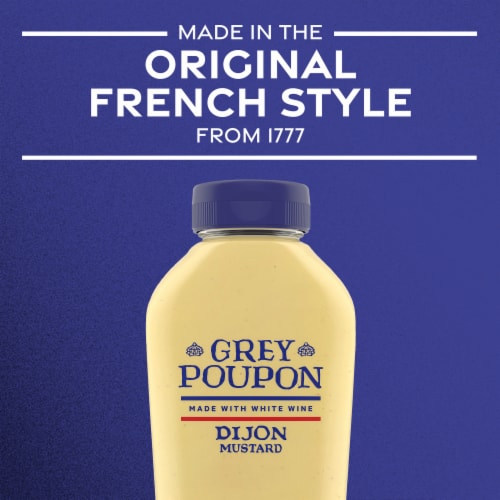 Grey Poupon Dijon Mustard Perspective: right