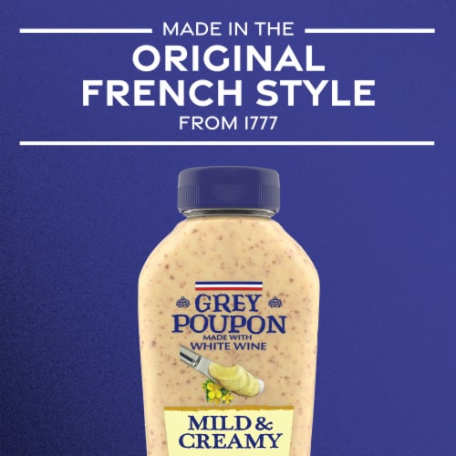 Grey Poupon Mild & Creamy Dijon Mustard Perspective: right