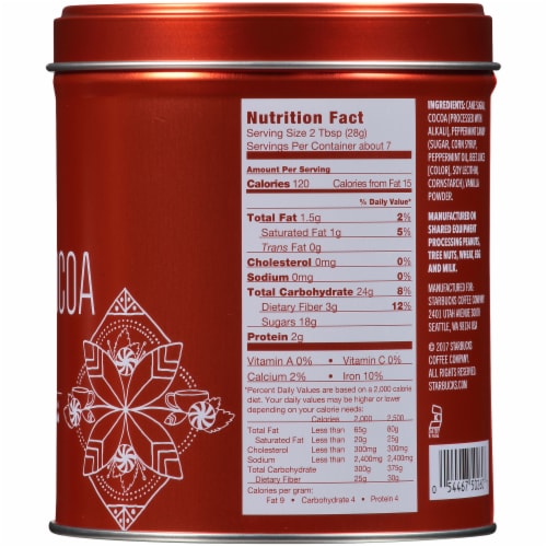 Starbucks® Peppermint Hot Cocoa Mix Perspective: right