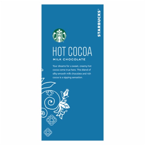 Starbucks® Milk Chocolate Hot Cocoa Drink Mix Packets Perspective: right