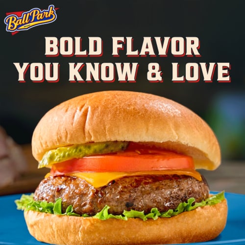Ball Park® Pork Belly & Beef Brisket Patties for Burgers Perspective: right