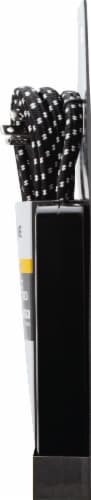 Prime® Accent Cord 2-Outlet Power Strip with USB Charger - Black Perspective: right