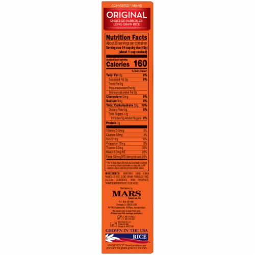 Uncle Ben's® Original Enriched Parboiled Long Grain White Rice Perspective: right