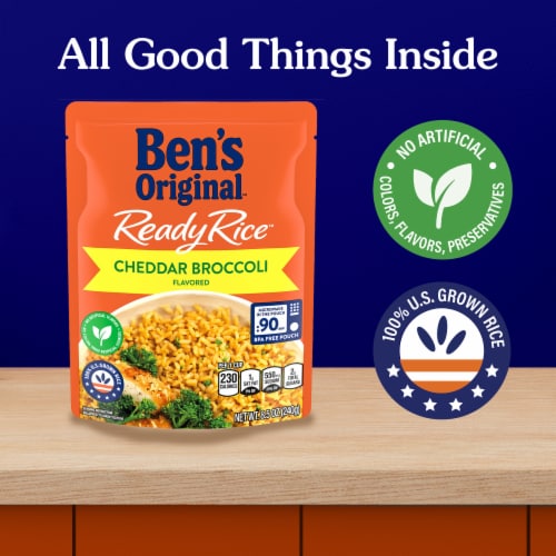 Ben's Original™ Ready Rice Cheddar Broccoli Flavored Rice Perspective: right