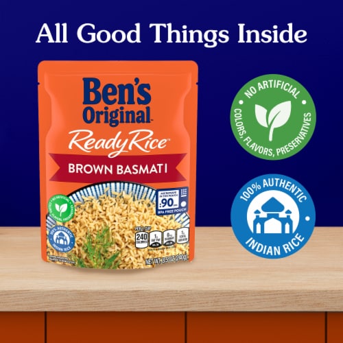 Ben's Original™ Ready Rice Brown Basmati Rice Perspective: right