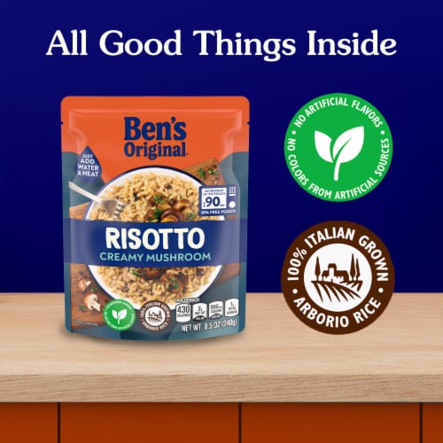 Ben's Original™ Ready Rice Mushroom Risotto Flavored Rice Perspective: right