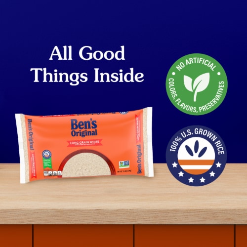 Ben's Original™ Long Grain White Original Enriched Parboiled Rice Perspective: right