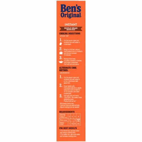 Ben's Original Instant Brown Rice Perspective: right