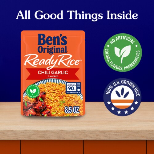 Ben's Original™ Ready Rice Chili Garlic Flavored Rice Perspective: right