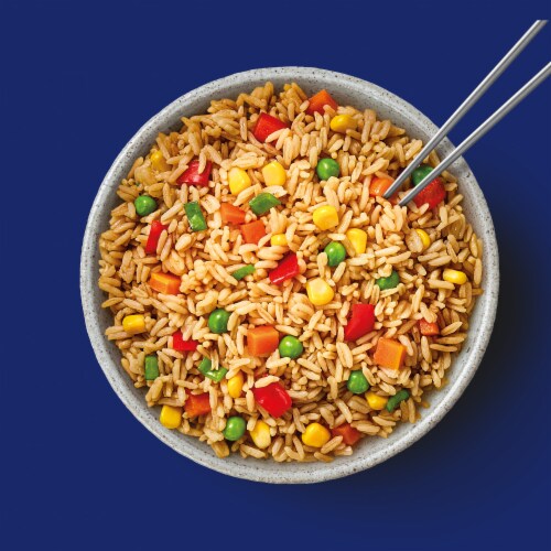 Ben's Original Street Food Fried Rice With Vegetables Prepared Entrée Microwave In 90 Seconds Perspective: right