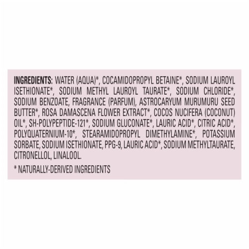Love Beauty and Planet Blooming Color Murumuru Butter & Rose 100% Biodegradable Shampoo Perspective: right