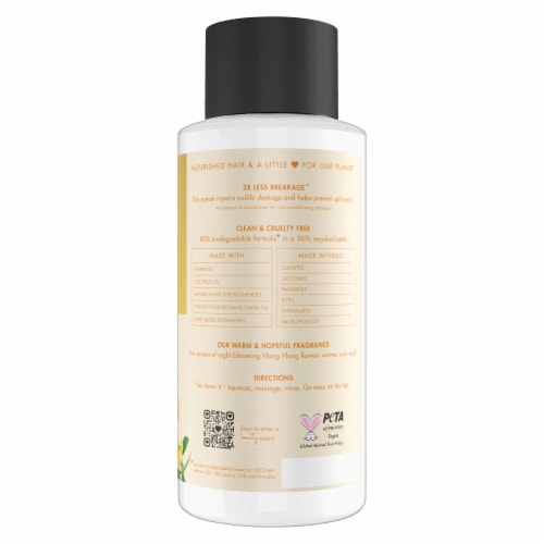 Love Beauty and Planet Silicone-Free Coconut Oil & Ylang Ylang Vegan Conditioner for Split Ends Perspective: right