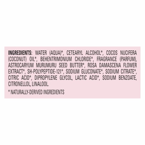 Love Beauty and Planet Murumuru Butter & Rose, Vegan Collagen Moisture Conditioner Perspective: right