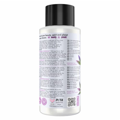 Love Beauty and Planet Hemp Seed Oil & Nana Leaf 100% Biodegradable Hydrating Conditioner Perspective: right