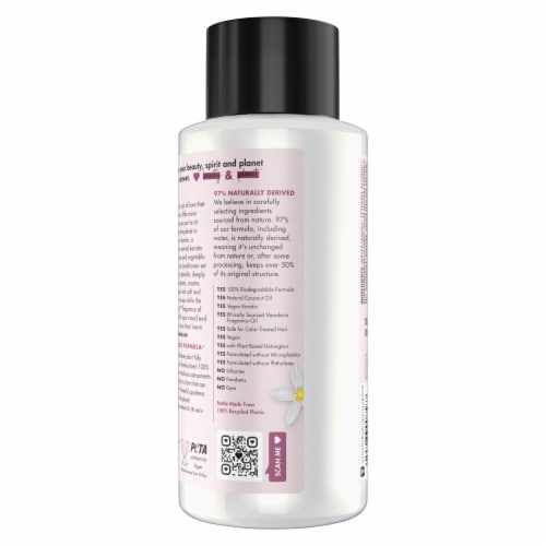 Love Beauty and Planet Vegan Biotin & Sun-Kissed Mandarin Silcone-Free Conditioner Perspective: right
