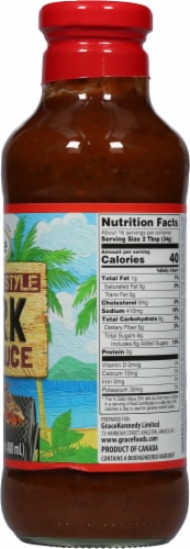 Grace® Jamaican Style Jerk Barbecue Sauce Perspective: right