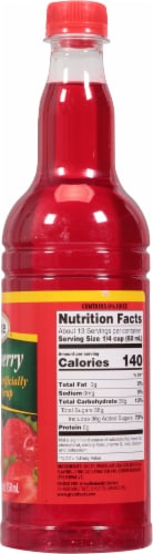 Grace® Strawberry Flavored Syrup Perspective: right