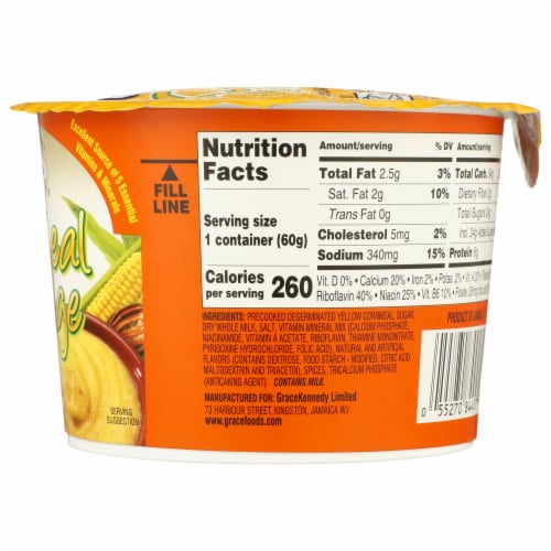 Grace® Instant Cornmeal Porridge Grits Perspective: right