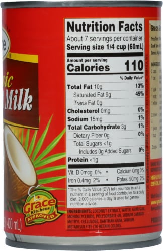 Grace® Classic Coconut Milk Perspective: right