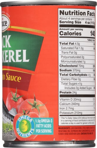 Grace® Jack Mackerel In Tomato Sauce Perspective: right