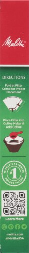 Melitta® #4 Cone Coffee Filters - White Perspective: right