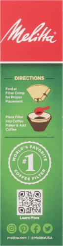 Melitta #4 Bamboo Cone Coffee Filters Perspective: right