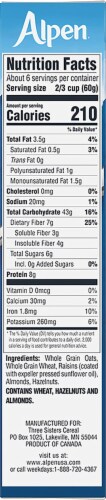 Alpen® No Sugar Added Muesli Cereal Perspective: right