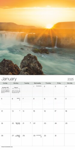 2025 Sunset Mini Calendar by Trends Perspective: right