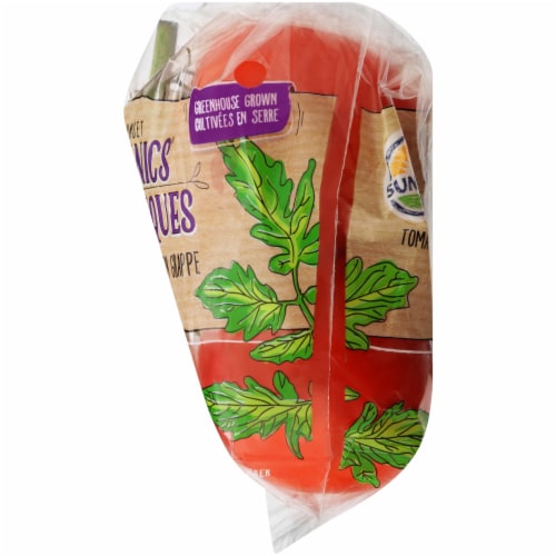 Organic Tomatoes on the Vine in 1lb Bag Perspective: right