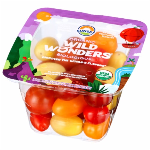 Sunset® Wild Wonders® Fresh Organic Grape Tomatoes Perspective: right