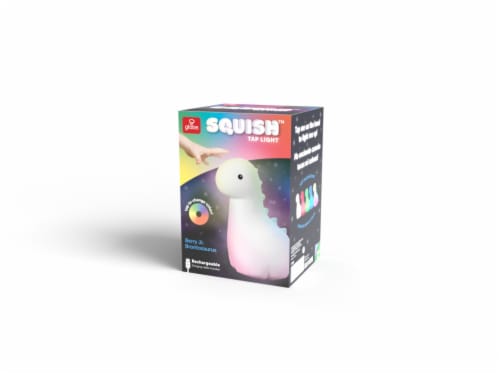 Billie Brontosaurus Color Changing LED Rechargeable Silicone Night Light Perspective: right