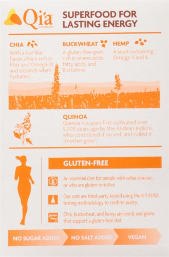 Nature's Path Organic Gluten-Free Qi'a® Superfood Superseeds & Grains Oatmeal Perspective: right
