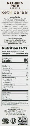 Nature's Path Organic® Dark Chocolate Keto Cereal Perspective: right