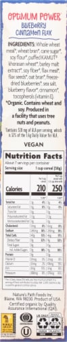 Nature's Path Organic® Optimum Power Blueberry Cinnamon Flax Cereal Perspective: right