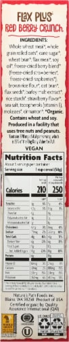 Nature's Path Organic® Flax Plus® Red Berry Crunch Cereal Perspective: right