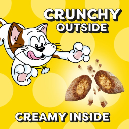 Temptations Classic Savory Salmon Flavor Crunchy and Soft Adult Cat Treats Perspective: right