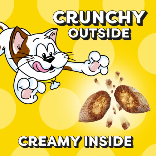 Temptations Classic Savory Salmon Flavor Crunchy and Soft Adult Cat Treats Perspective: right