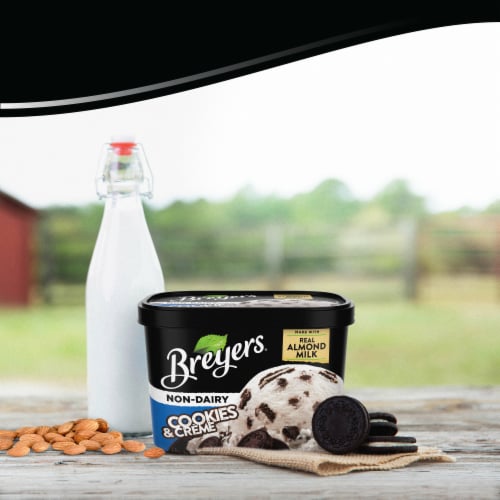 Breyers Dairy Free Cookies & Cream with Oat Milk Base Frozen Dessert