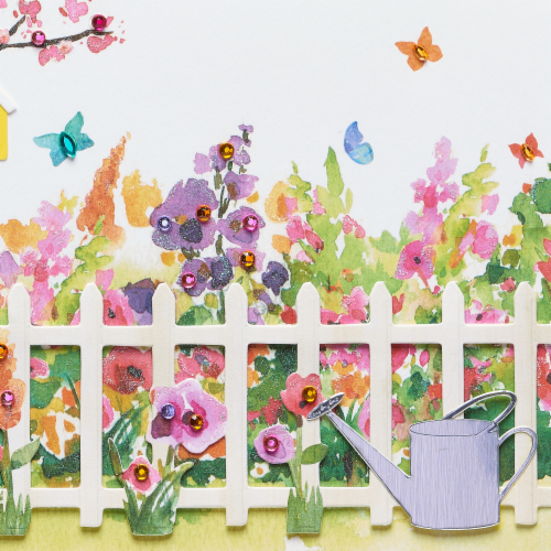 Papyrus (S23) Gardening Birthday Card Perspective: right