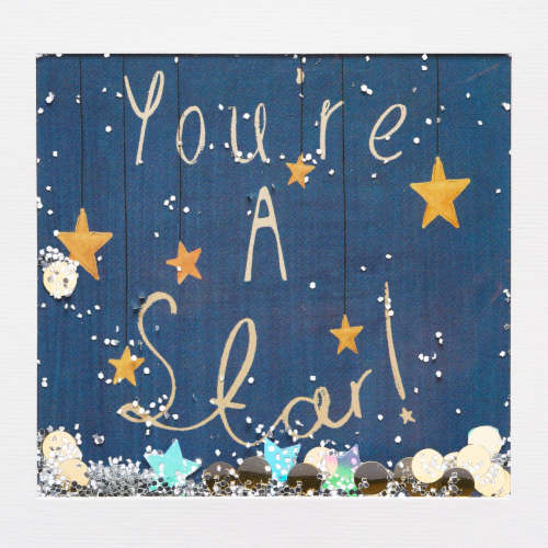 Papyrus (S16) Star Congratulations Card Perspective: right