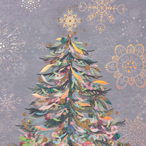 Papyrus Festive Holiday Tree Boxed Christmas Cards Perspective: right