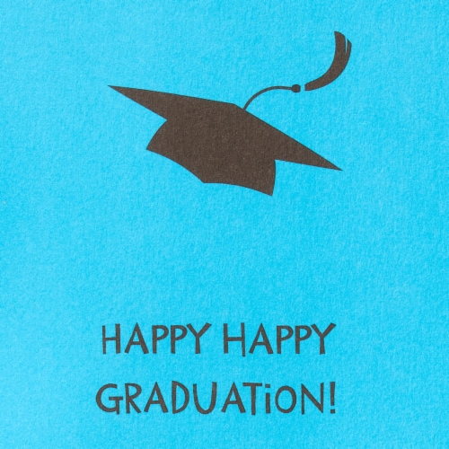 Papyrus #54 Funny Graduation Card (Funny Llama) Perspective: right