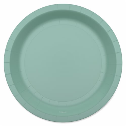 American Greetings 7 Inch All Occassion Paper Plates - Green Perspective: right