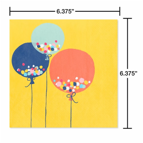 American Greetings Birthday Lunch Napkins Perspective: right